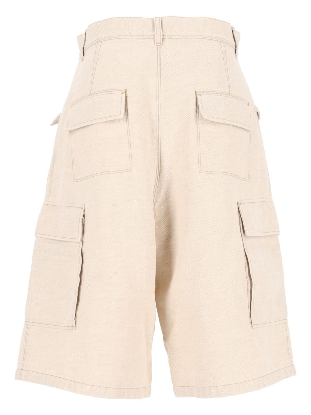 Fendi Women Selleria Denim Bermuda Shorts