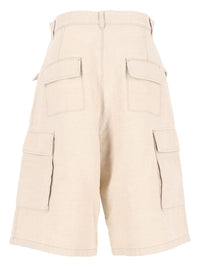 Fendi Women Selleria Denim Bermuda Shorts