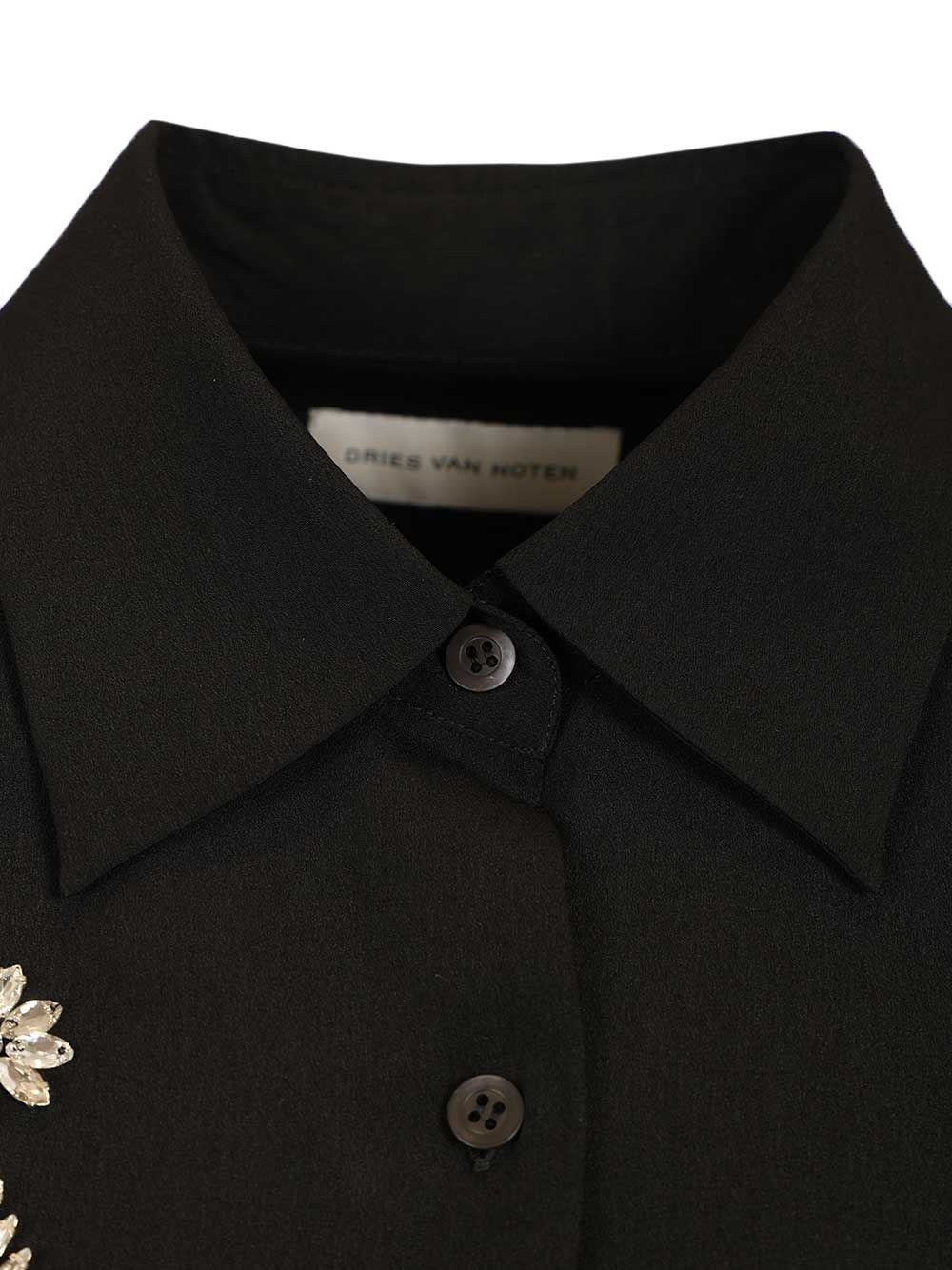 Dries Van Noten Dries Van Noten Women Oversized Shirt With Crystals