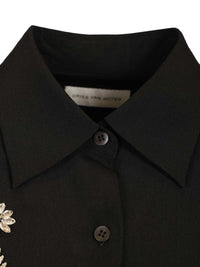 Dries Van Noten Dries Van Noten Women Oversized Shirt With Crystals
