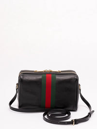 Gucci Gucci Women Horsebit Web Crossbody Bag
