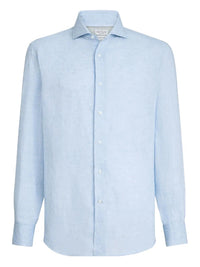 Brunello Cucinelli Brunello Cucinelli Men Linen Easy Fit Shirt