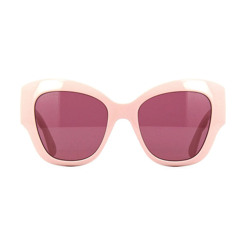 Gucci Sunglasses Cat Eye Full Rim, Black Frame and Grey Lens GG0808S001
