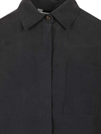 Max Mara Max Mara Women Siamese Shirt In Washed Silk
