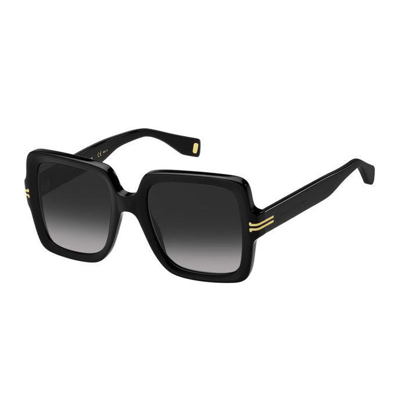 Marc Jacobs Marc Jacobs Sunglasses Square Full Rim, Black Frame and Grey Gradient Lens MJ1034/S0RHL9O