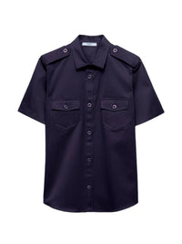 Prada Women Short-Sleeve Uniform Shirt