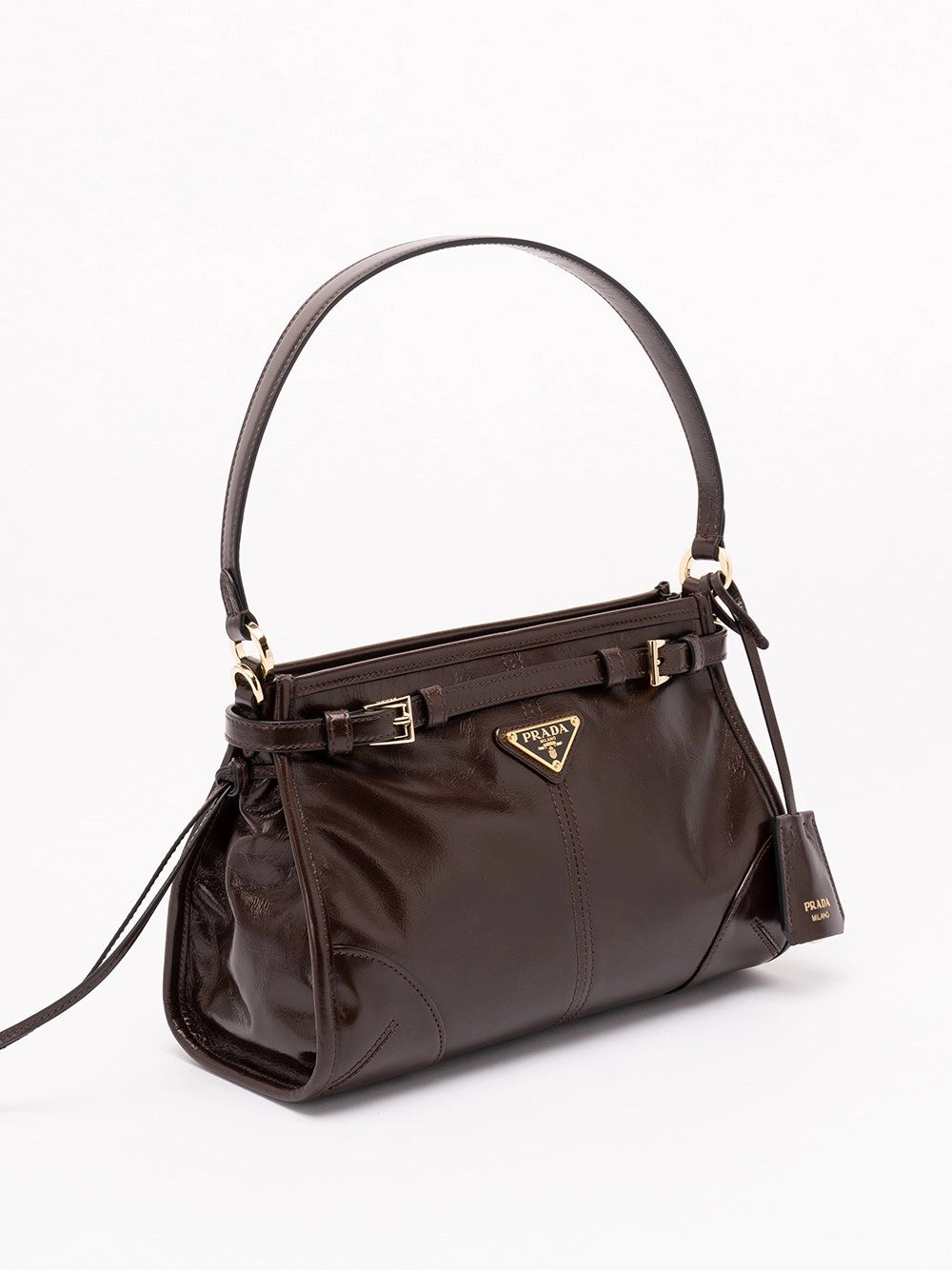 Prada Women Leather Shoulder Bag