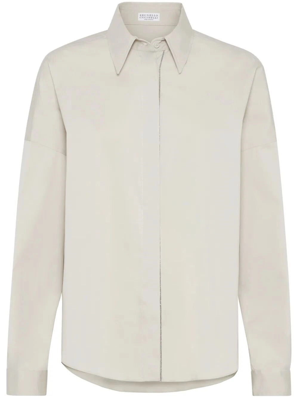 Brunello cucinelli Brunello Cucinelli Women Poplin Shirt With Shiny Trim
