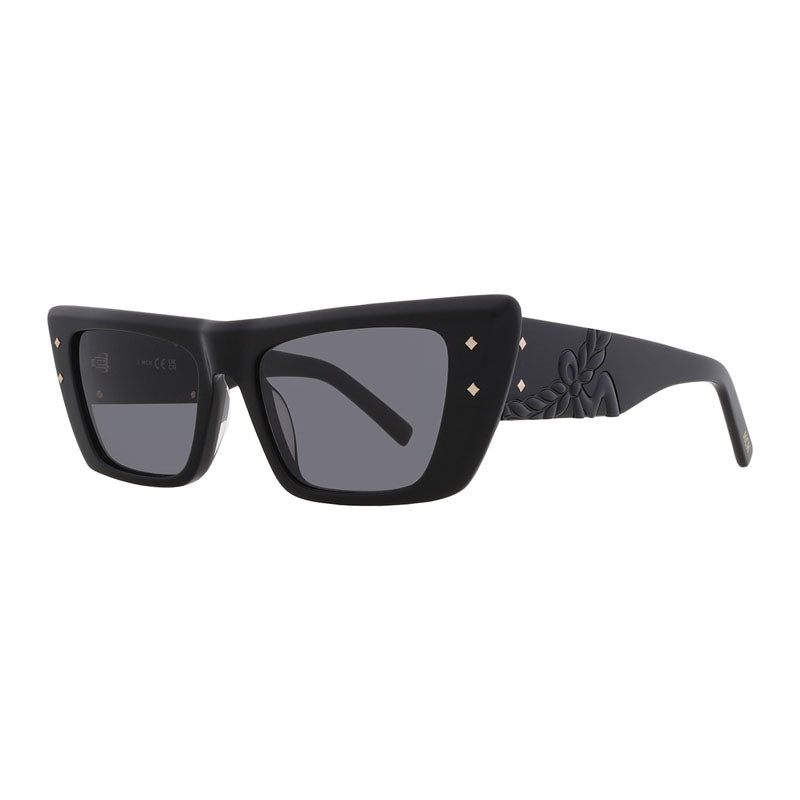 MCM Sunglasses Cat Eye Full Rim, Black Frame and Smoke Lens MW002101A