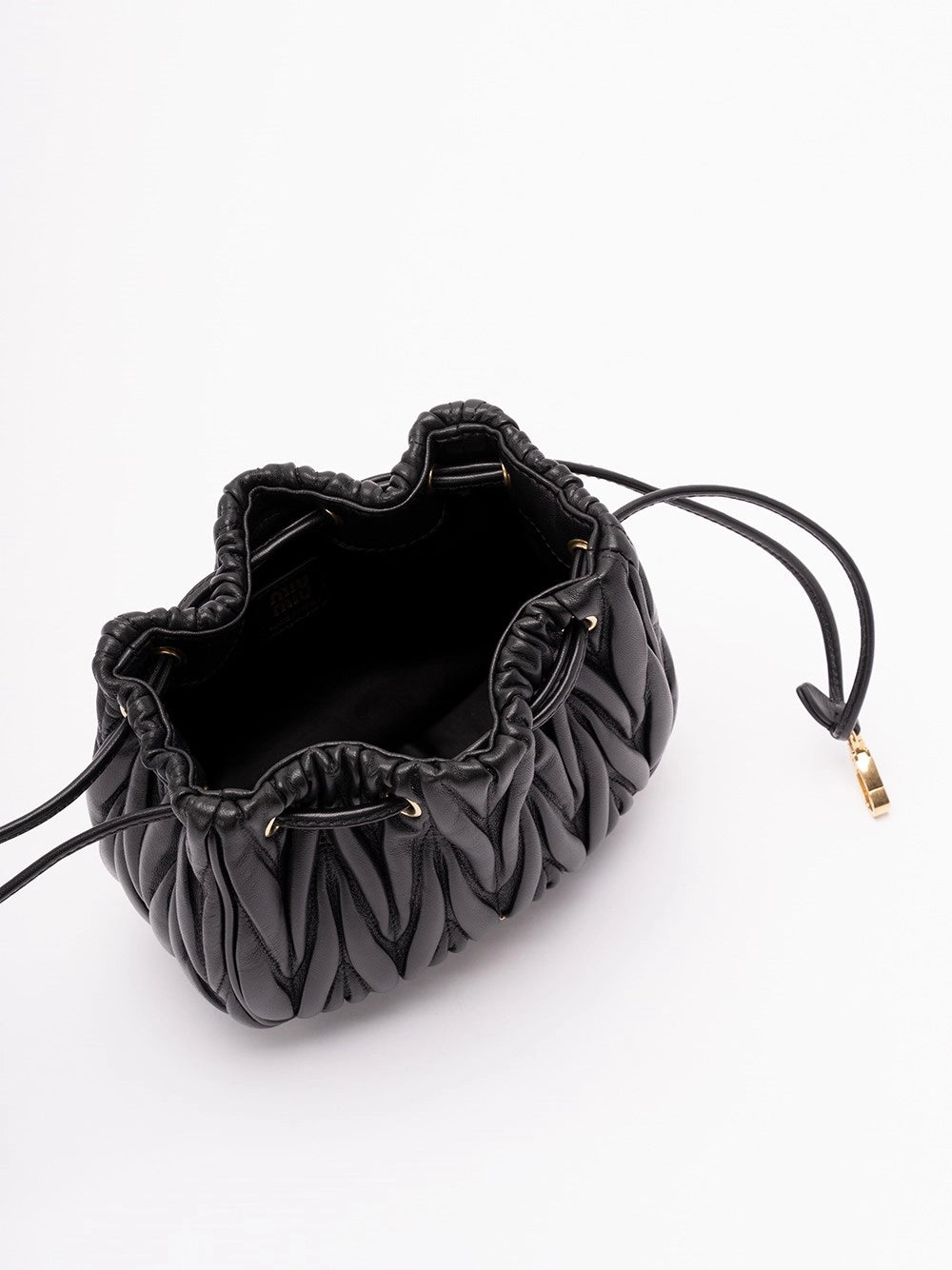 Miu Miu Women `Matelassé` Nappa Leather Pouch