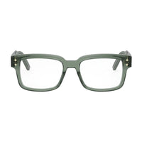 Dior Eyeglasses Square Full Rim, Green Frame and Clear Demo Lens Lens CDDIAMONDOS8I5500