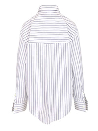 Ami Ami Women Wide Striped Shirt