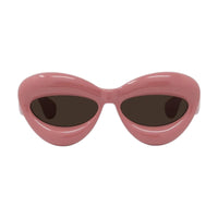 Loewe Sunglasses Cat Eye Full Rim, Shiny Pink Frame and Brown Lens LW40097I72E