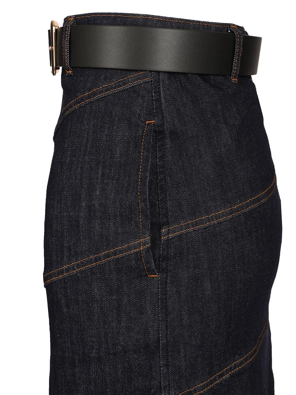 Self-portrait Self-Portrait Women Midi Skirt With Belt
