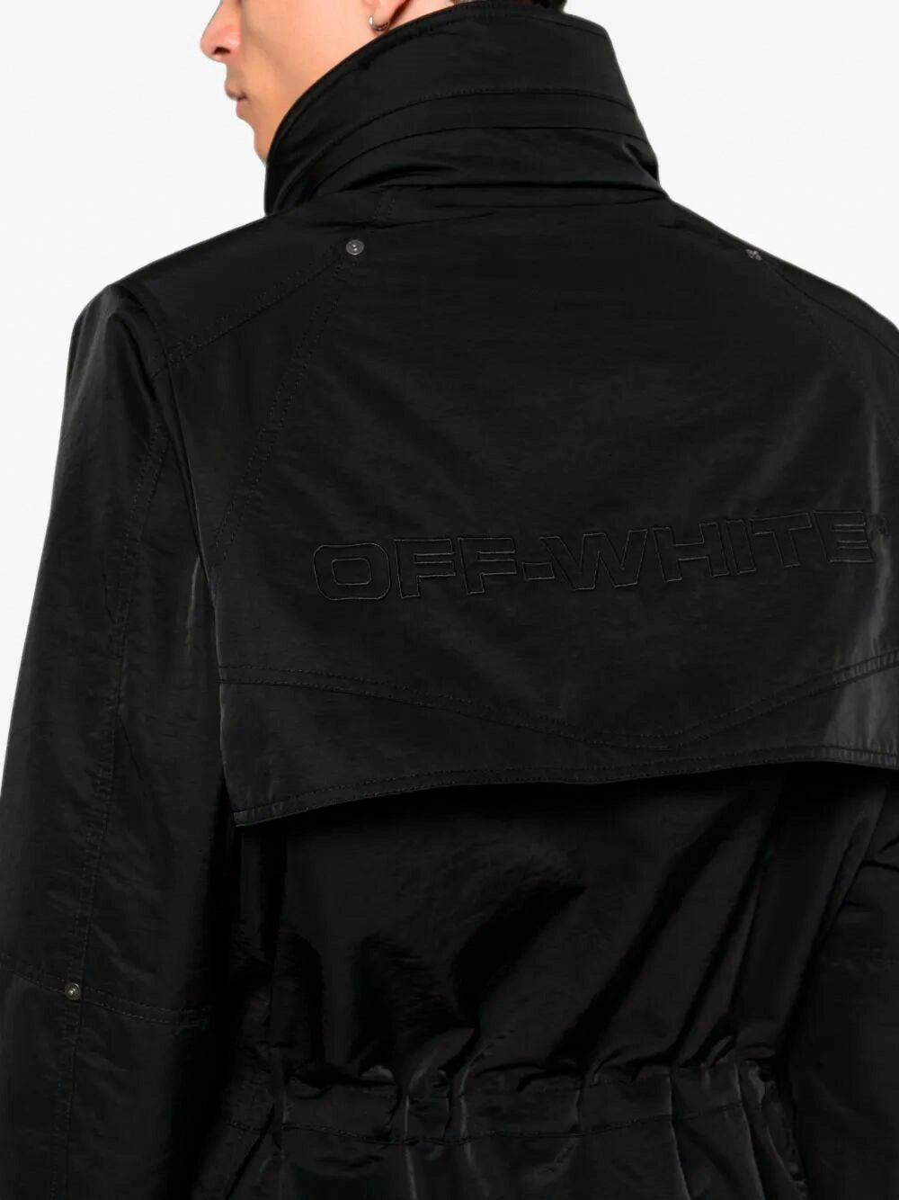 Off White Men `Racing Staff` Sporty Parka