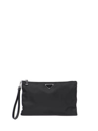Prada Prada Men Re-Nylon And Saffiano Pouch