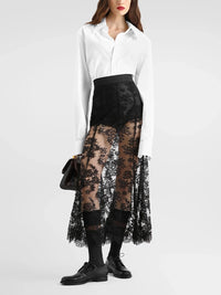 Dolce & Gabbana Women Chantilly Lace Skirt