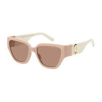 Marc Jacobs Sunglasses Cat Eye Full Rim, Nude Frame and Brown Lens MARC724/S0FWM4S