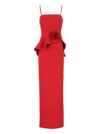 Rotate Women Long Dress With A Flower