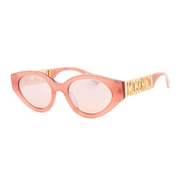 Moschino Sunglasses Cat Eye Full Rim, Pink Frame and Pink Silver Mirror Lens MOS160/S035J2S