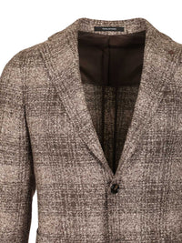 Tagliatore Men Blazer In Wool And Silk Jersey