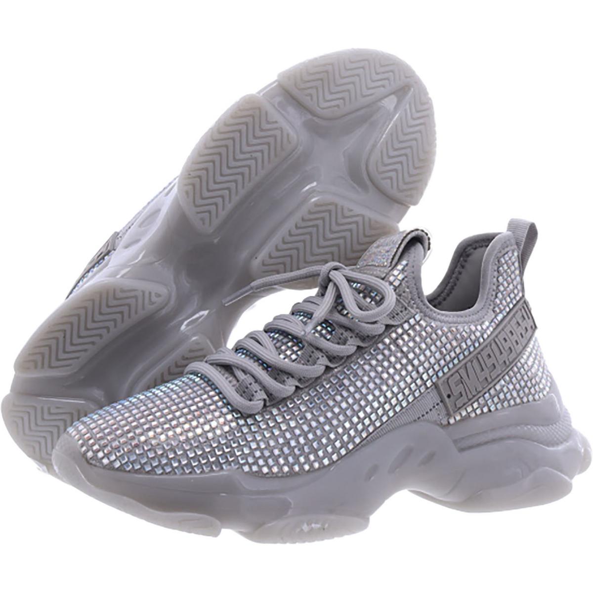 Maxima Womens Embellished Low Top Casual and Fashion Sneakers