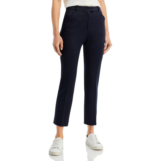 Tatiani Womens Solid Dr Cropped Pants