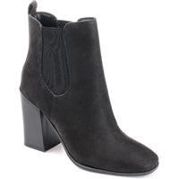 Maxxie Womens Laceless Almond Toe Ankle Boots Black