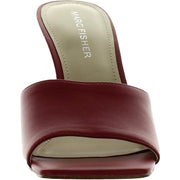 Danria Womens Solid Peep-Toe Heels