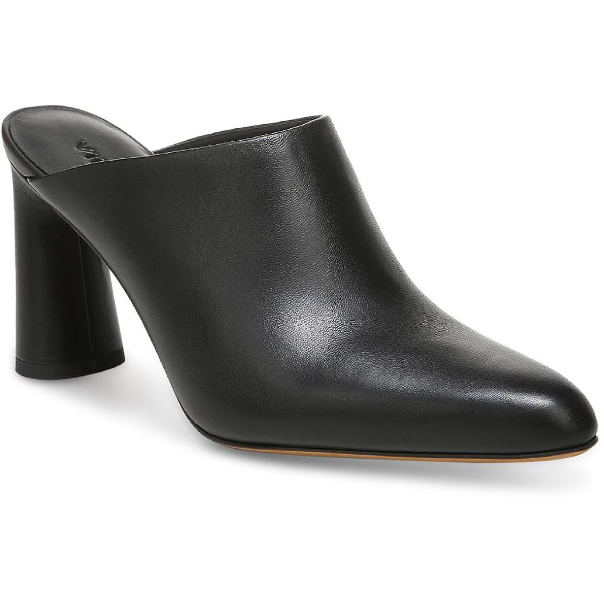 Hera Womens Leather Almond Toe Mules