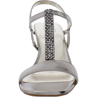 Skylar Womens Leather Ankle Strap Heels