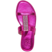 Farica Womens Embellished Slide Sandals