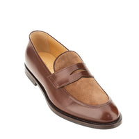 Brunello Cucinelli Men Smooth And Suede Leather Penny Loafers