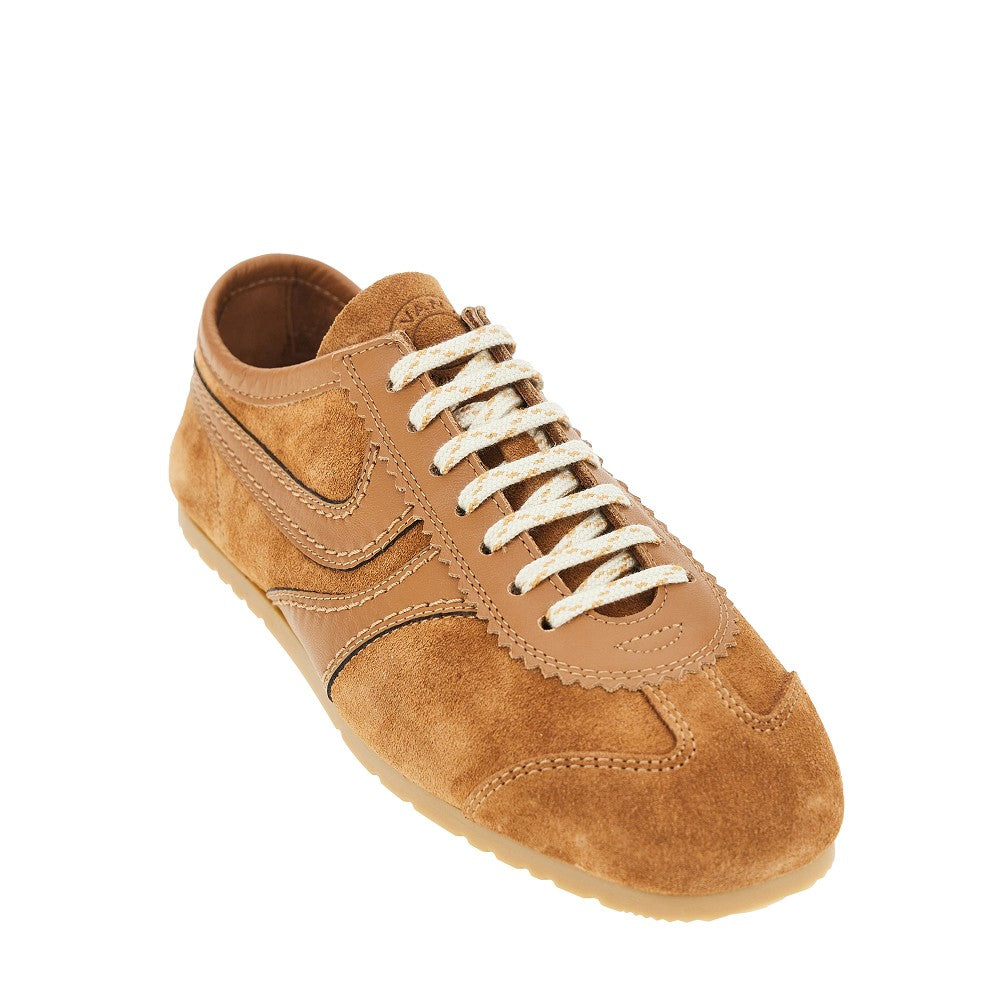 Dries Van Noten Women Suede Leather Sneakers