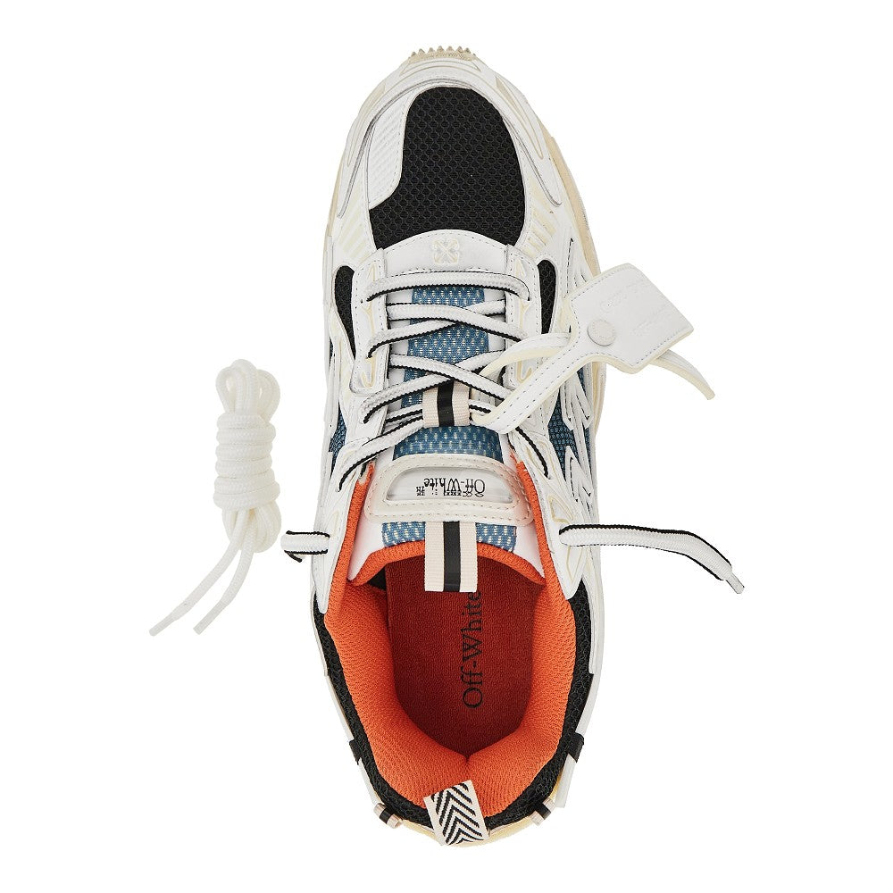 Off White Men Worn Out Effect 'Be Right Back' Sneakers