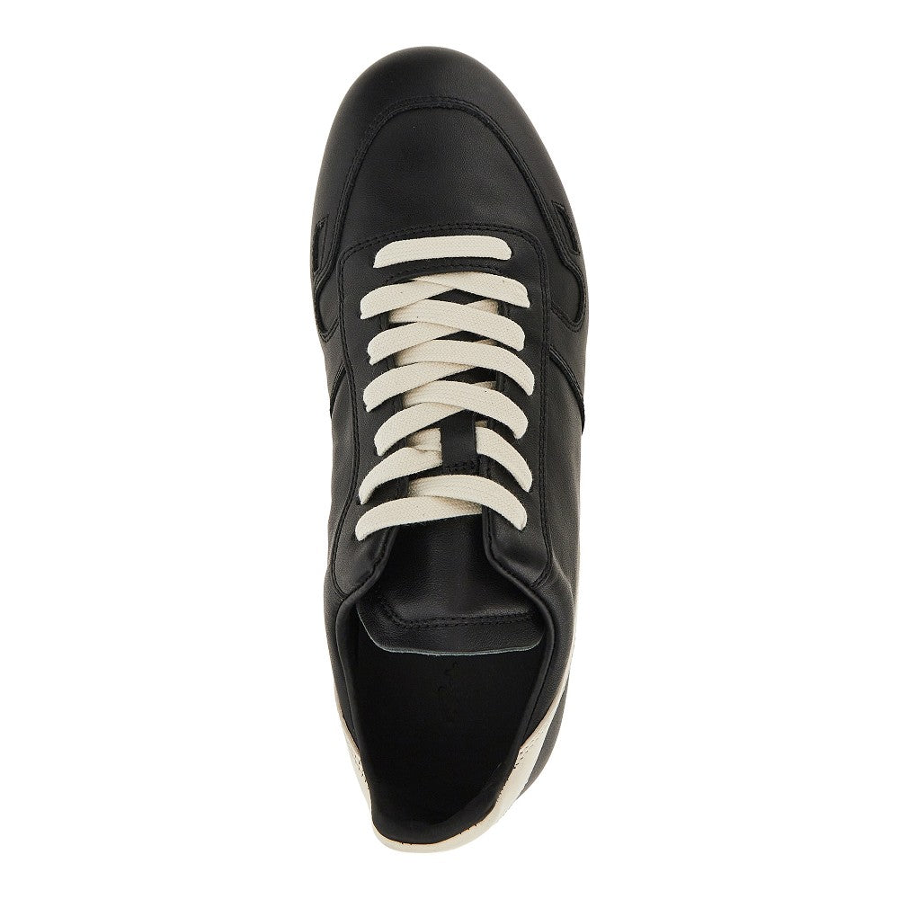 Rick Owens Men Leather 'Minimal' Sneakers