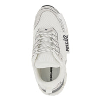 Dsquared2 Men Suede Leather And Mesh 'Faster' Sneakers