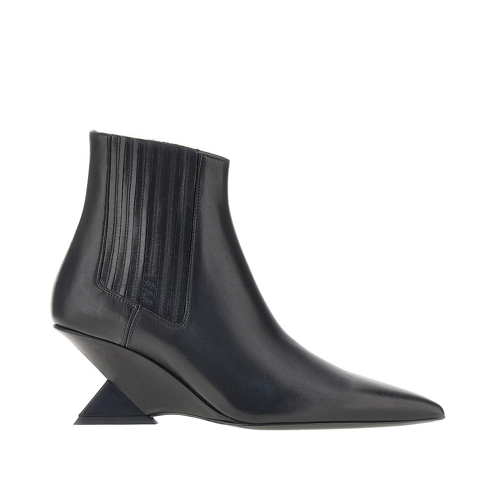 The Attico Women 'Cheope' Leather Ankle Boots
