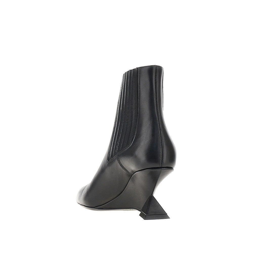 The Attico Women 'Cheope' Leather Ankle Boots