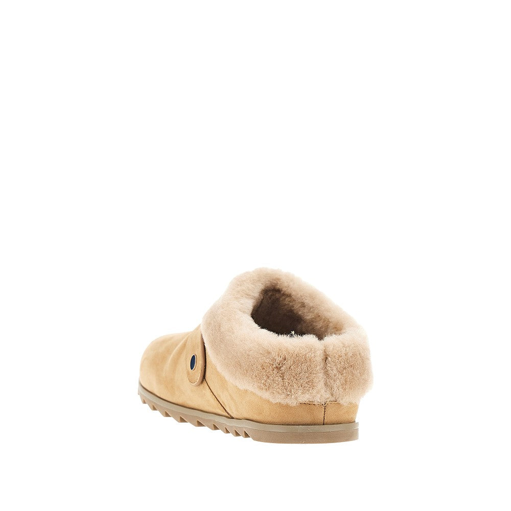 Roger Vivier Women Suede Leather Slidy Viv' Mules