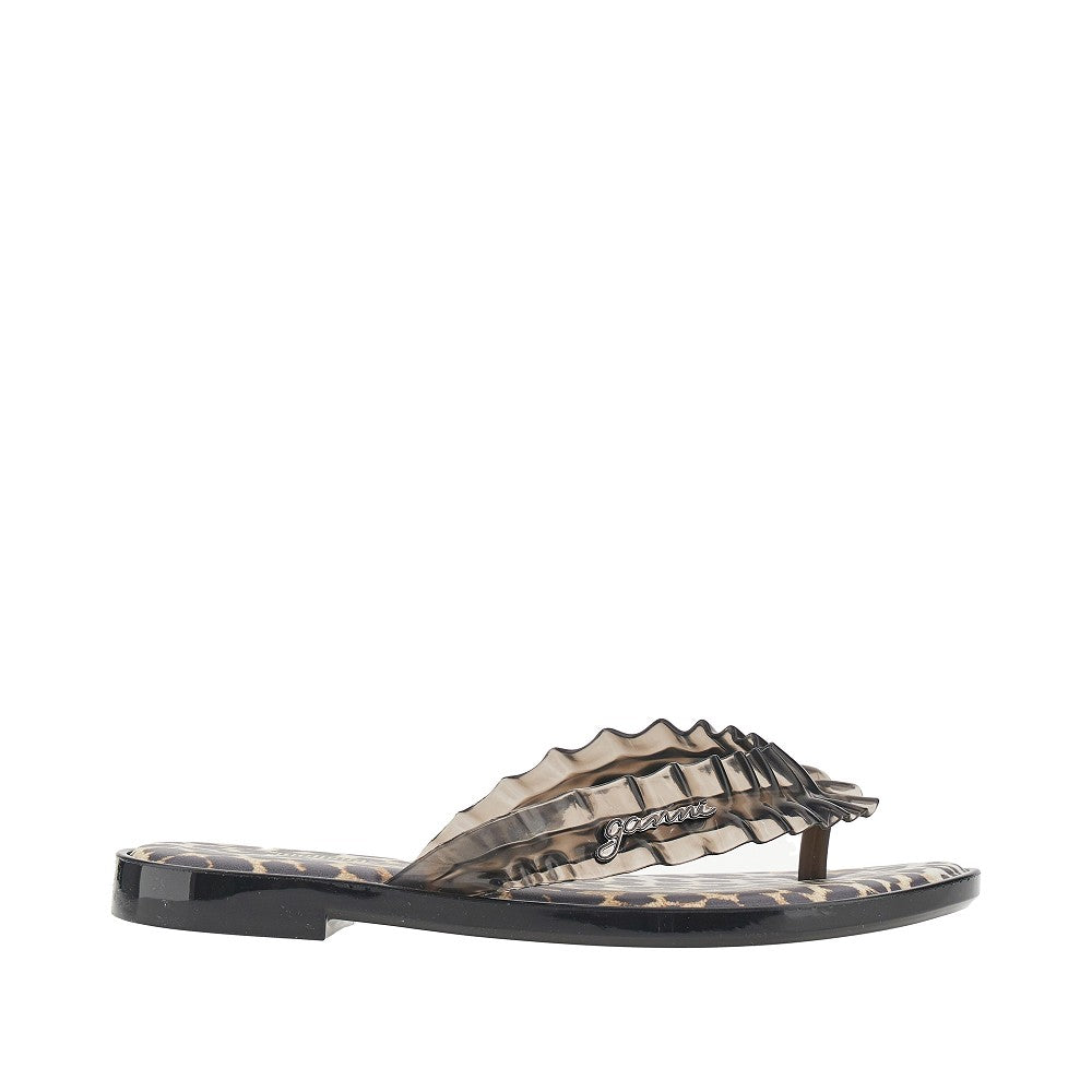 GANNI Ganni Women Ganni X Melissa Rubber Thong Slides