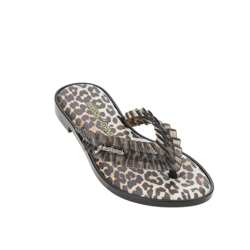 GANNI Ganni Women Ganni X Melissa Rubber Thong Slides