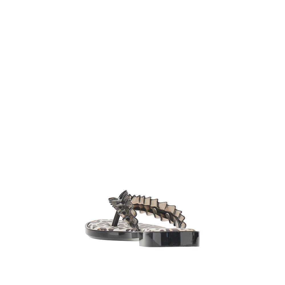 GANNI Ganni Women Ganni X Melissa Rubber Thong Slides
