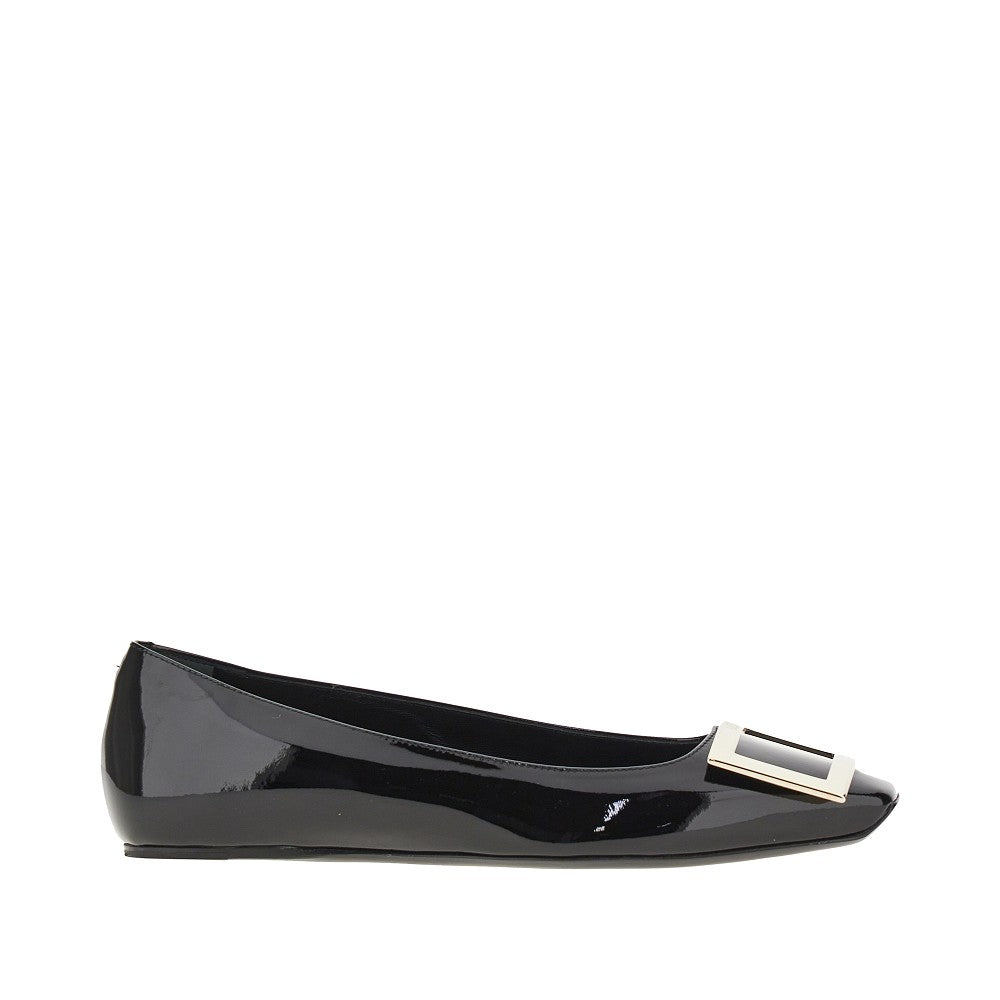 Roger Vivier Women 'Trompette' Patent Leather Ballet Flats