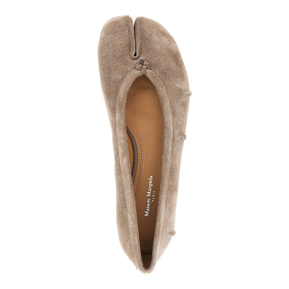 Maison Margiela Women Suede Leather Tabi Ballerinas