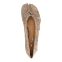 Maison Margiela Women Suede Leather Tabi Ballerinas
