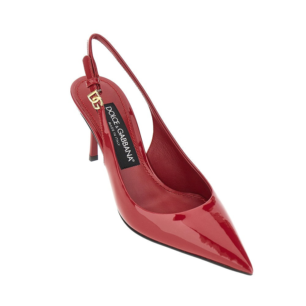 Dolce&Gabbana Women Patent Leather Slingback Pumps