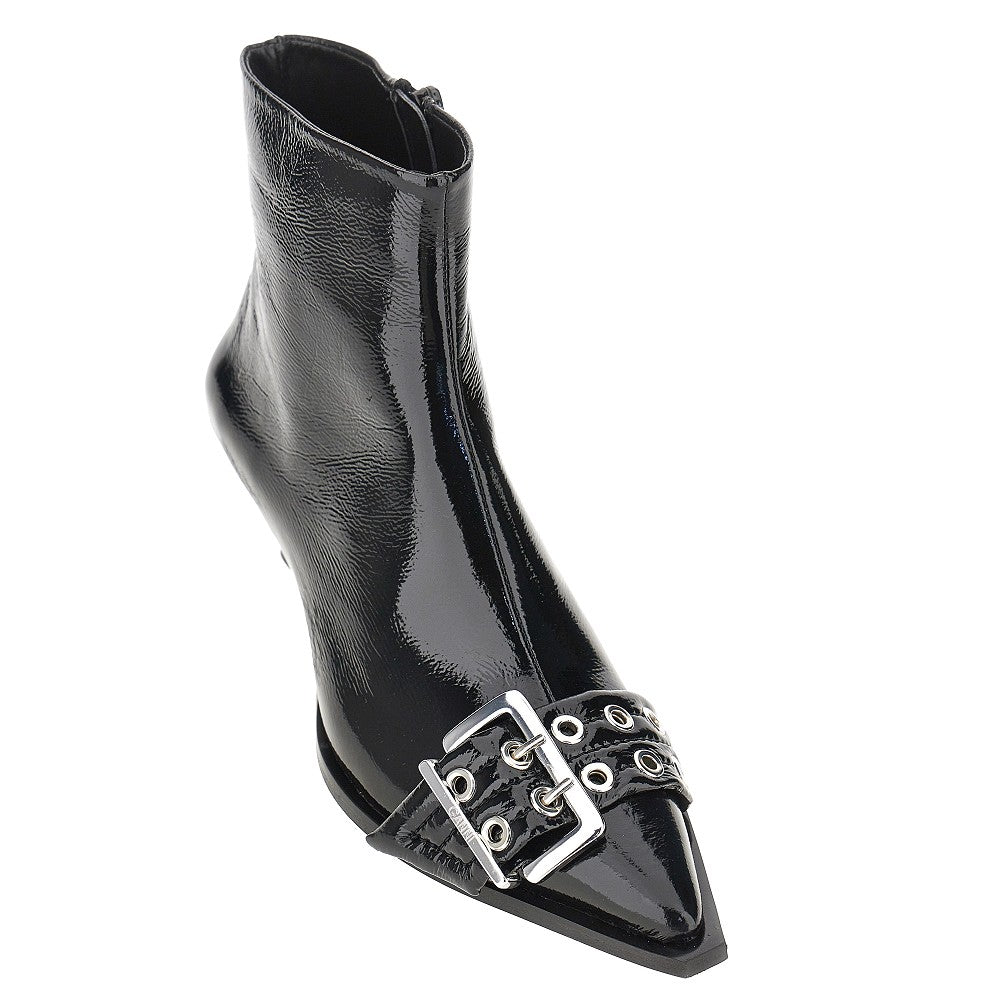 Ganni Women Faux Leather Boots