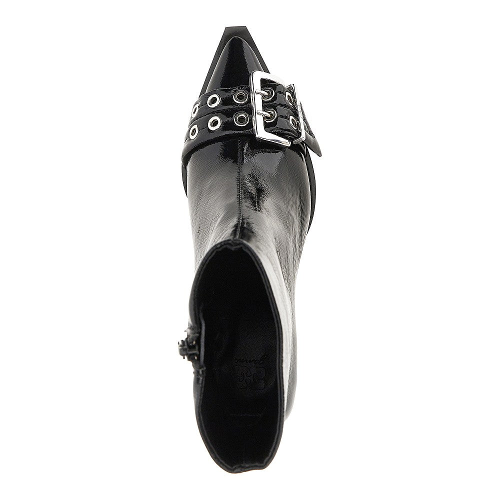 Ganni Women Faux Leather Boots