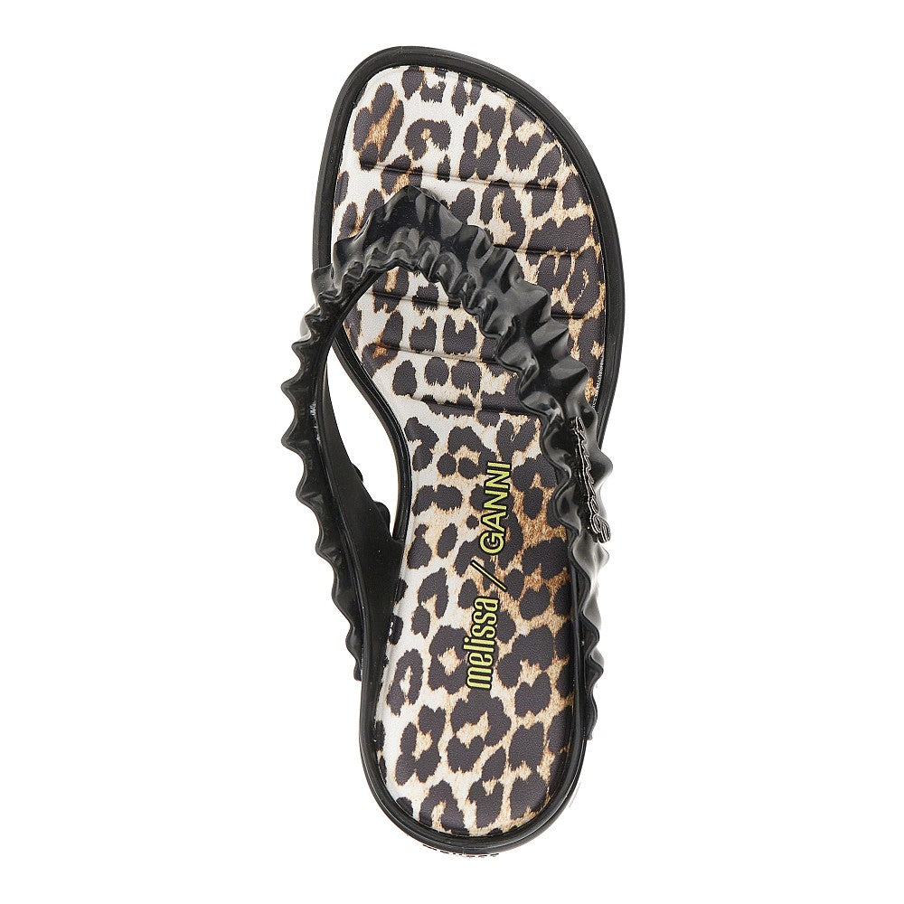 Ganni Women Ganni X Melissa Rubber Thong Heel